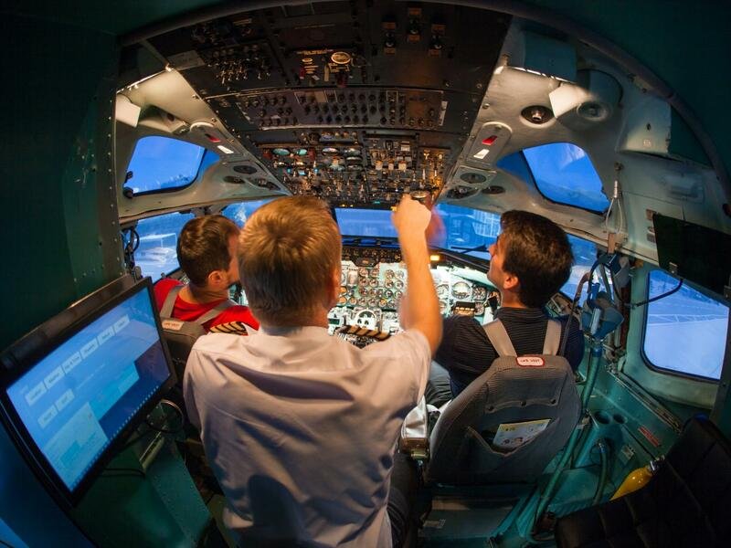Letecký simulátor DC-9 + let v Dynamic WT-9