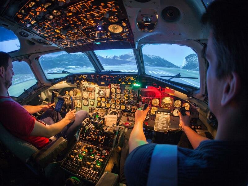 Letecký simulátor DC-9 + let v Dynamic WT-9