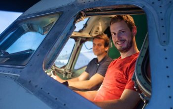 Letecký simulátor DC-9 + let v Dynamic WT-9