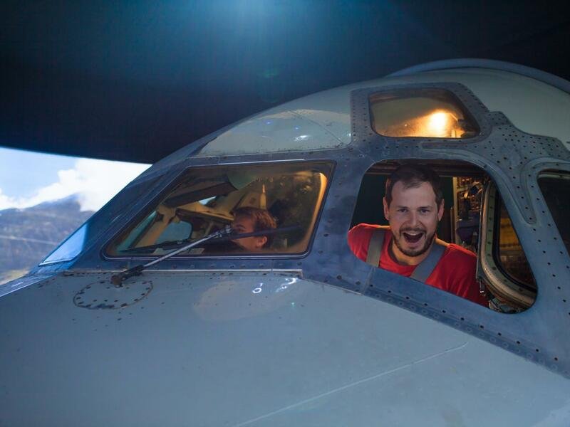 Letecký simulátor DC-9 + let v Dynamic WT-9