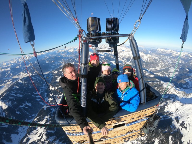 Zimní expediční let balonem