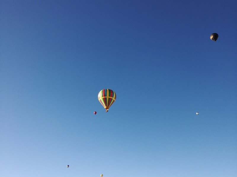 Zimní vyhlídkový let balonem