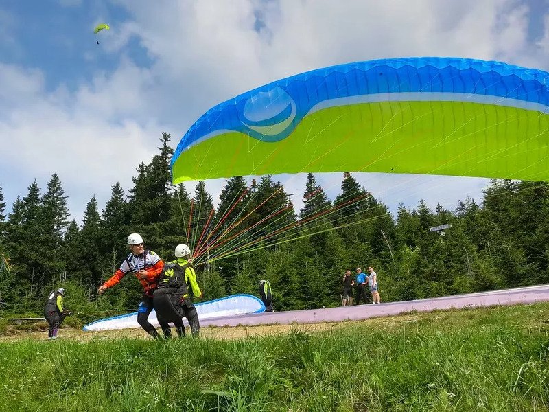 Tandem paragliding pro 2 osoby