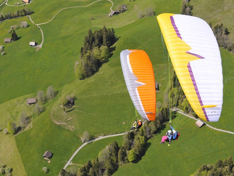 Tandem paragliding pro 2 osoby