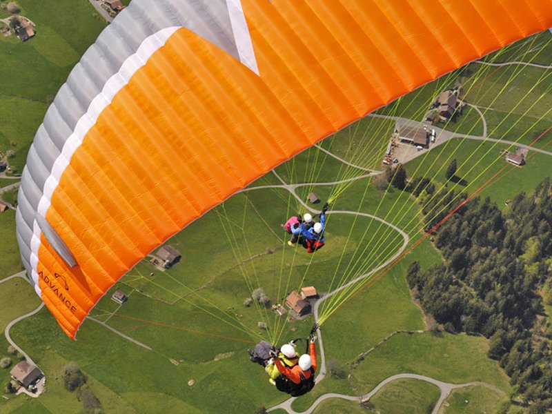 Tandem paragliding pro 2 osoby