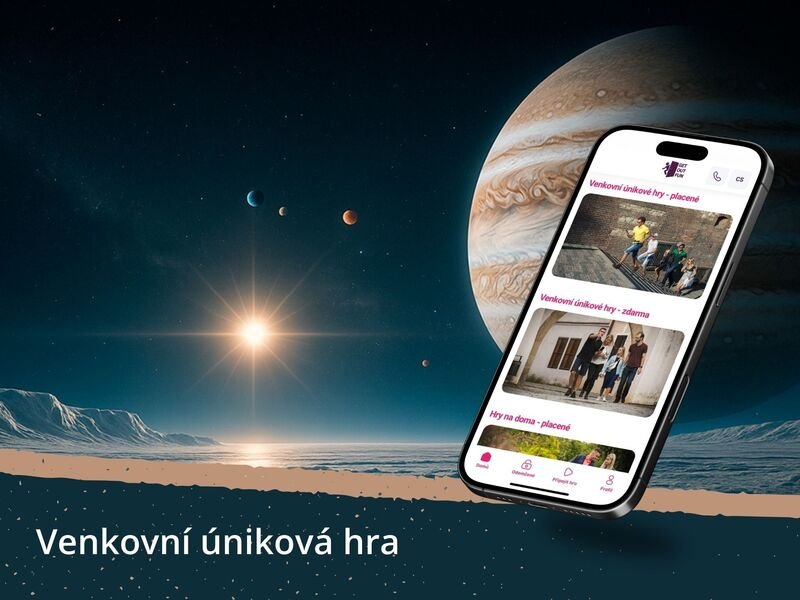 Venkovní únikovka v Ostravě: Prozkoumej vesmír