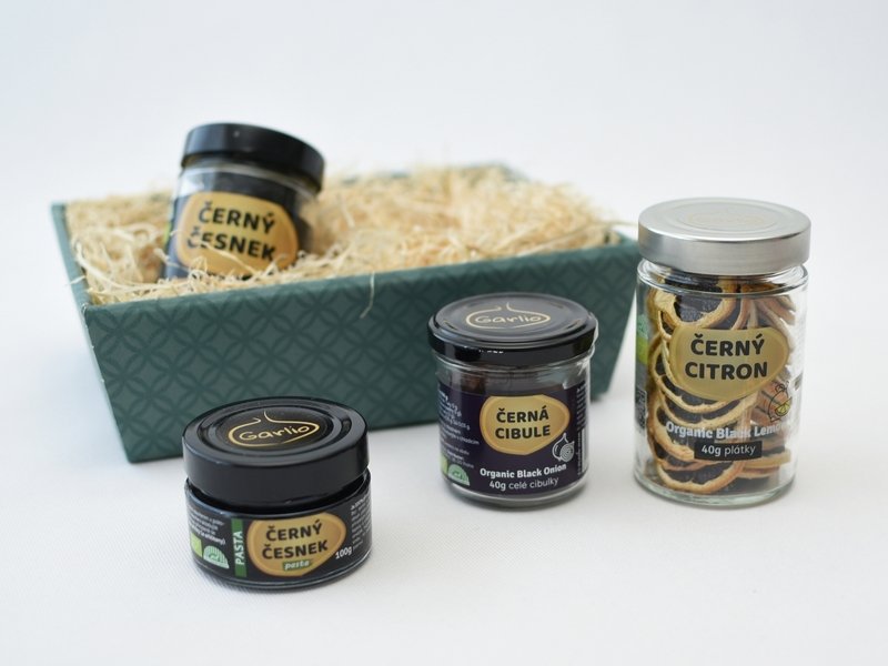 Gurmánský dárkový balíček: česnek, cibule, citron, celá ČR