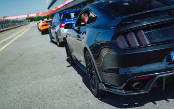 Mustang GT SHELBY na okruhu Most v plné síle