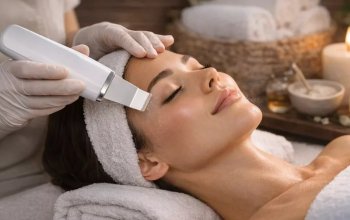 Ultrazvukové čištění pleti se sérem a maskou v Praze