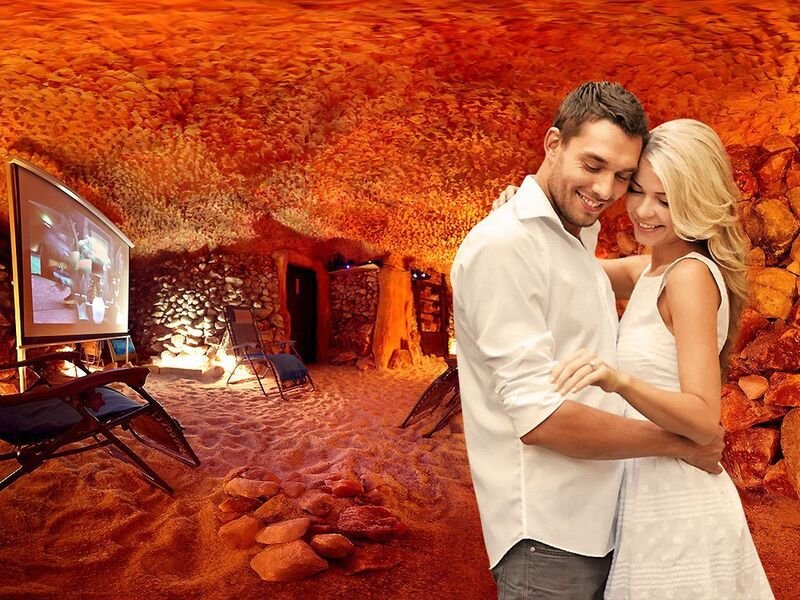 Privátní vstup do solné jeskyně v Praze