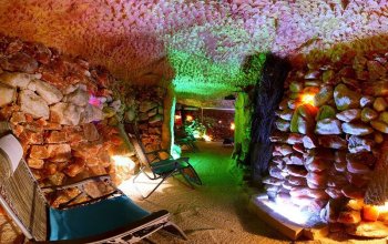 Privátní vstup do solné jeskyně v Praze