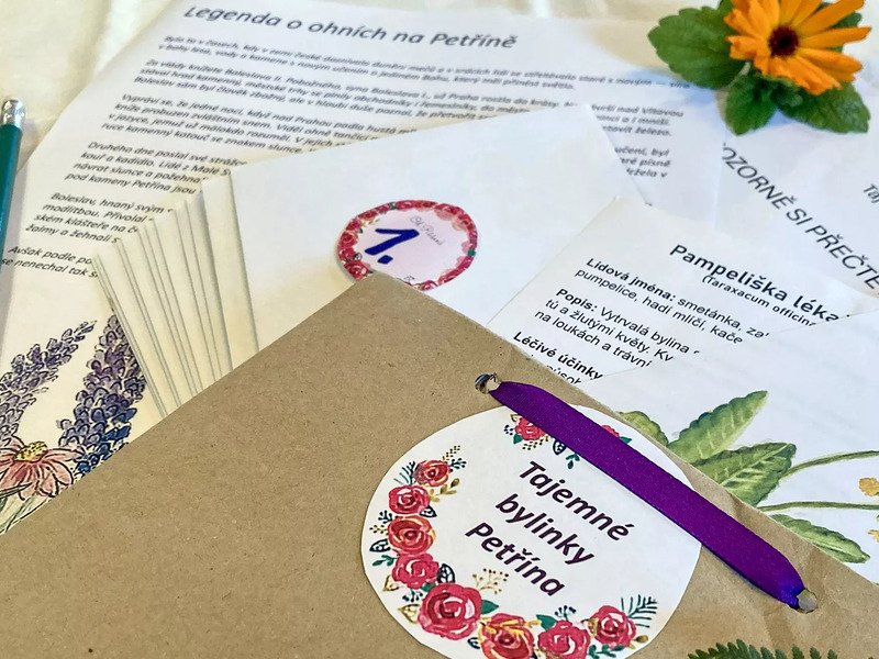 Venkovní hra Tajemné bylinky Petřína v Praze