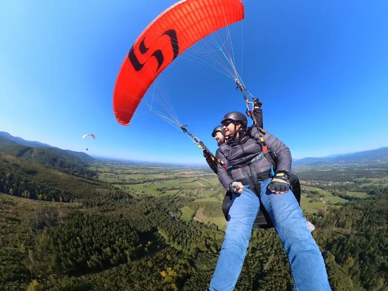 Tandem paragliding po celé ČR jako dárek