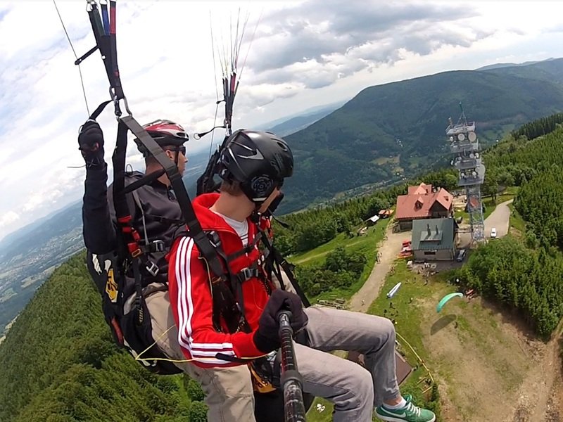 Tandem paragliding po celé ČR jako dárek
