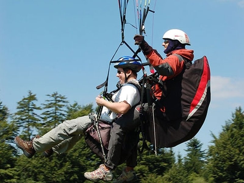 Tandem paragliding po celé ČR jako dárek