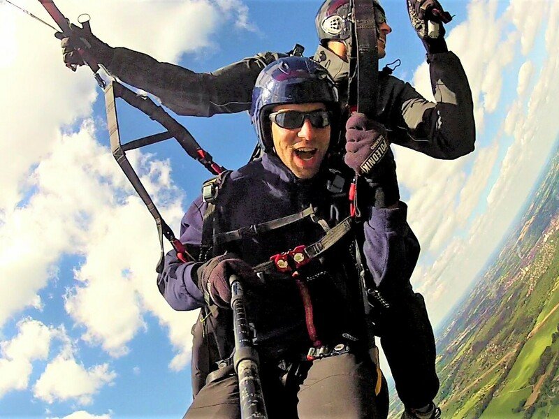 Tandem paragliding po celé ČR jako dárek