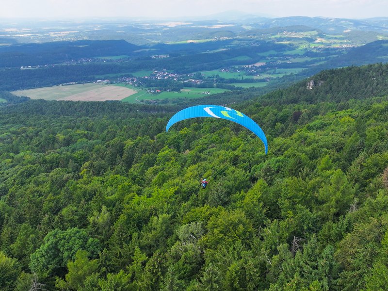 Tandem paragliding po celé ČR jako dárek