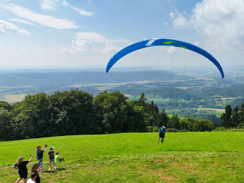 Tandem paragliding po celé ČR jako dárek