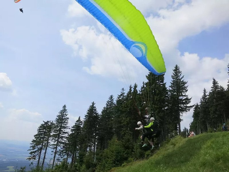Tandem paragliding po celé ČR jako dárek
