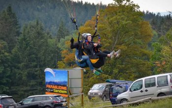 Tandem paragliding po celé ČR jako dárek