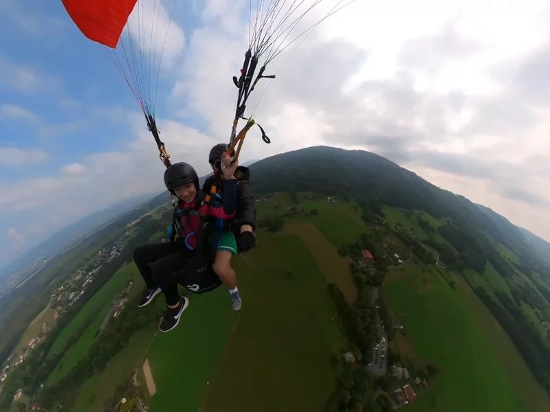 Tandem paragliding po celé ČR jako dárek