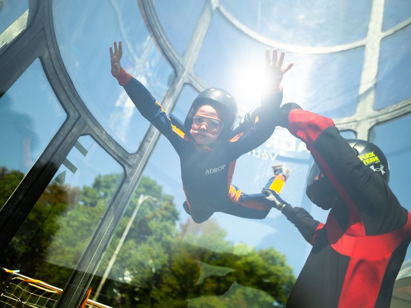 Větrný tunel pro děti do 15 let