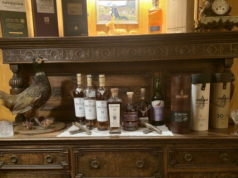 Degustace prémiových skotských whisky v soukromém skotském klubu