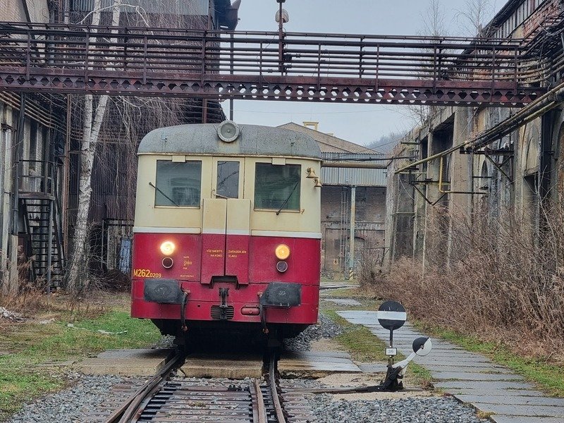 Soukromá jízda motoráčkem z Děčína na Šenovku