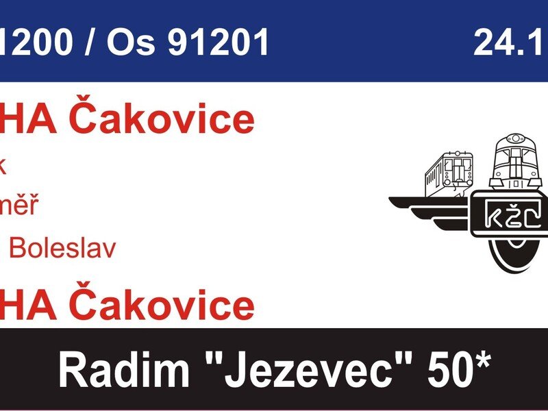 Soukromá jízda motoráčkem z Děčína na Šenovku