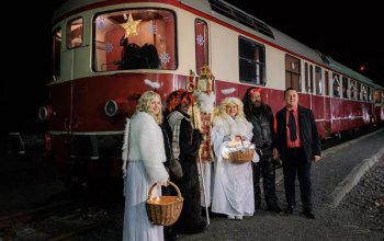 Mikulášská jízda zvláštním vlakem z Prahy