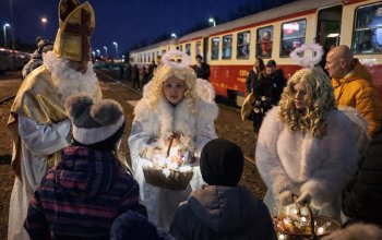 Mikulášská jízda zvláštním vlakem z Prahy