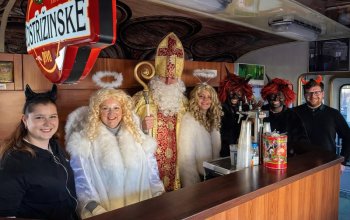 Mikulášská jízda zvláštním vlakem z Prahy