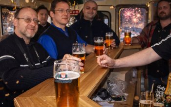 Silvestrovská vyjížďka zvláštním vlakem