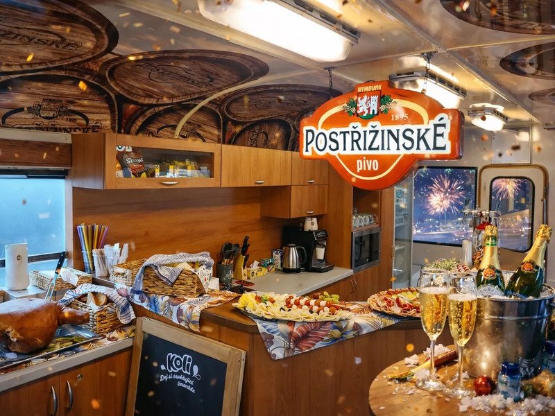 Silvestrovská vyjížďka zvláštním vlakem