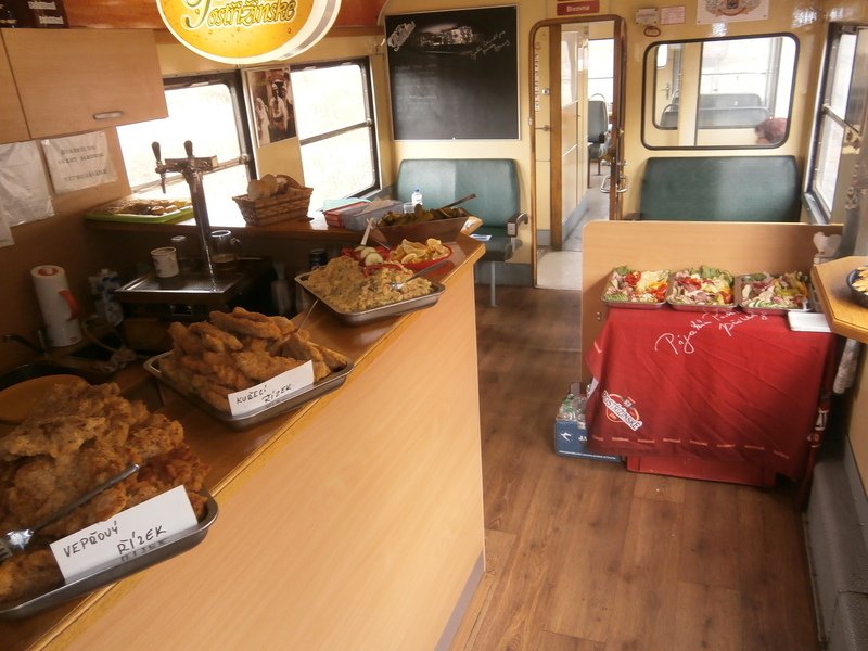 Silvestrovská vyjížďka zvláštním vlakem