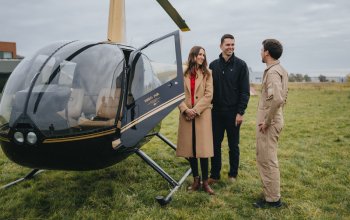 Degustační menu a let vrtulníkem v MG restauraci