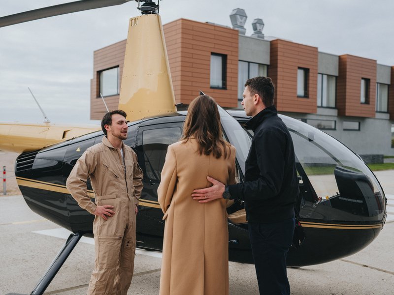 Degustační menu a let vrtulníkem v MG restauraci