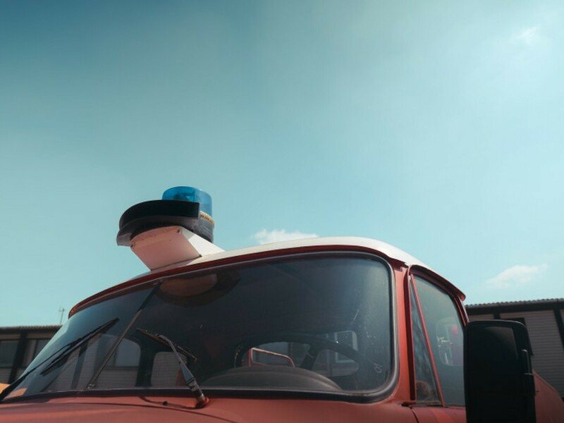 Jízda hasičským veteránem Tatra 148 v Ostravě