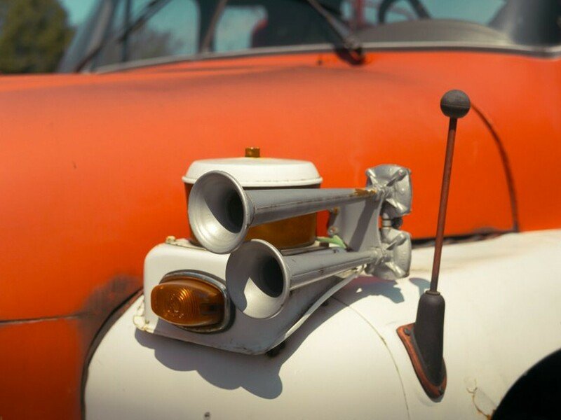 Jízda hasičským veteránem Tatra 148 v Ostravě