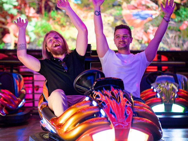 Neomezené arkádové hry v LEVELS Prague až na 180 minut