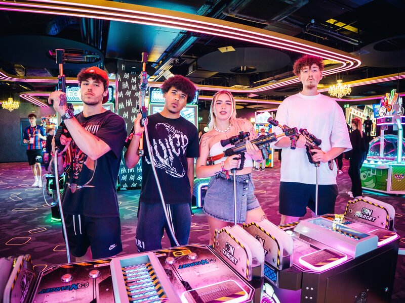 Neomezené arkádové hry v LEVELS Prague až na 180 minut