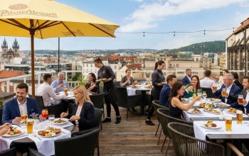 Dárkový voucher do rooftop restaurace v centru Prahy