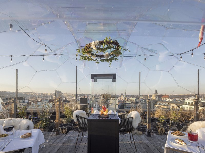 Dárkový voucher do rooftop restaurace v centru Prahy