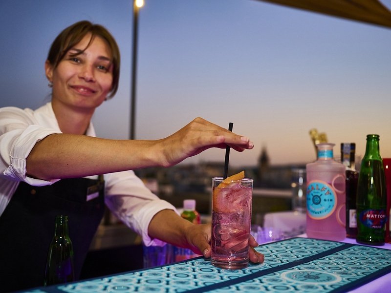 Dárkový voucher do rooftop restaurace v centru Prahy