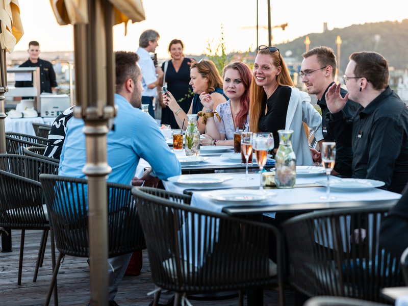 Dárkový voucher do rooftop restaurace v centru Prahy