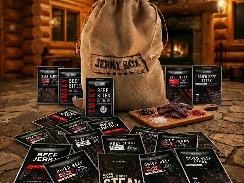 Dárkový pytel plný jerky: Hovězí – XL