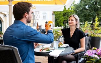 Čtyřchodové menu v restauraci Chateau Ctěnice