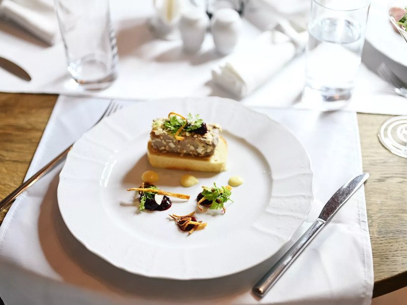 Čtyřchodové menu v restauraci Chateau Ctěnice