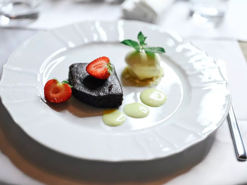 Čtyřchodové menu v restauraci Chateau Ctěnice