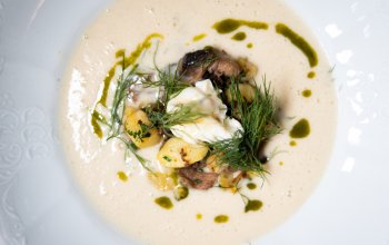 4chodové menu v restauraci Končina